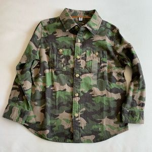 Uniqlo Flannel Camouflage Button Up